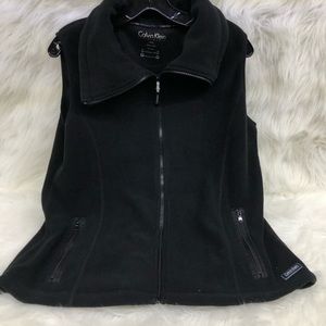 Women’s Calvin Klein Black Fleece Vest